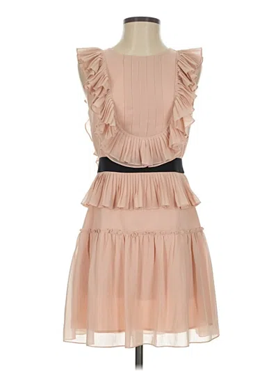 Pre-owned Bcbgmaxazria Cocktail Dress In Brown