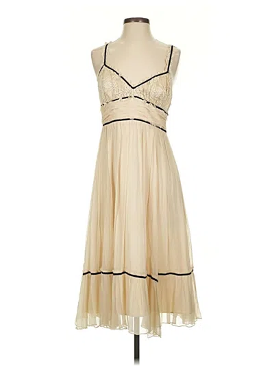 Pre-owned Bcbgmaxazria Cocktail Dress In Brown