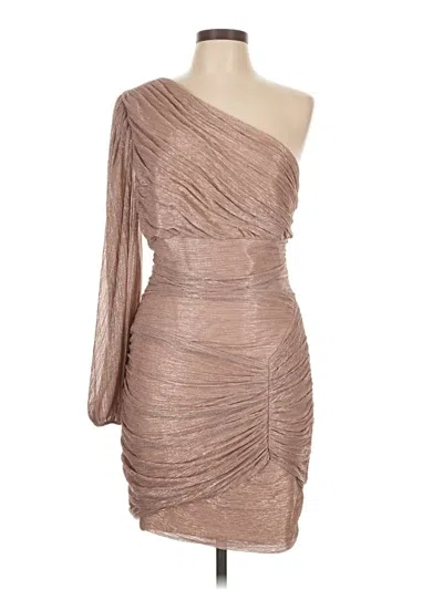 Pre-owned Bcbgmaxazria Cocktail Dress In Brown