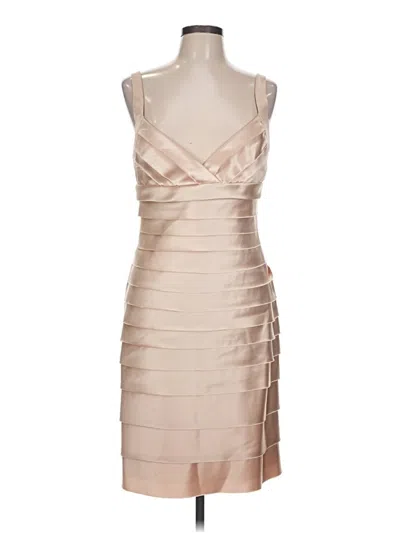 Pre-owned Bcbgmaxazria Cocktail Dress In Brown