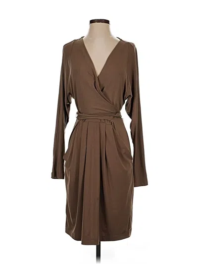 Pre-owned Bcbgmaxazria Cocktail Dress In Brown