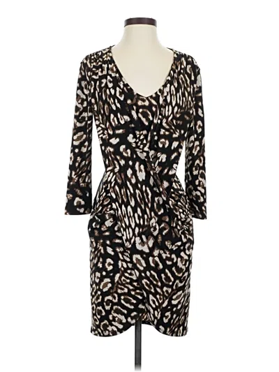 Pre-owned Bcbgmaxazria Cocktail Dress In Brown