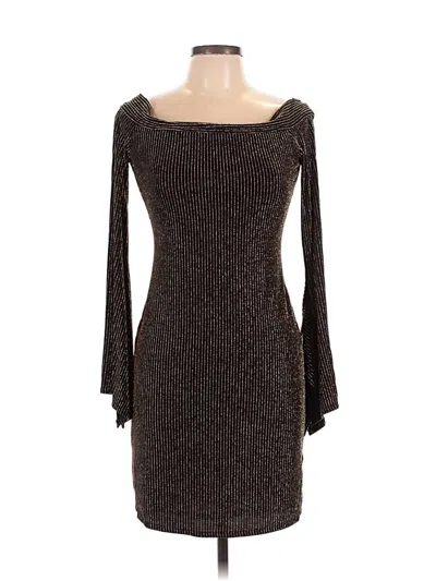 Pre-owned Bcbgmaxazria Cocktail Dress In Brown