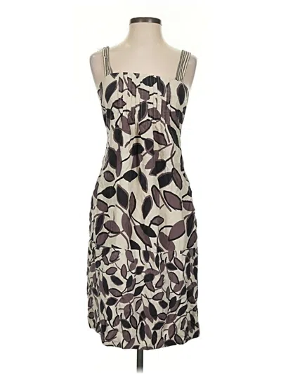 Pre-owned Bcbgmaxazria Cocktail Dress In Brown