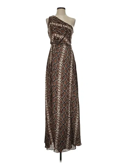 Pre-owned Bcbgmaxazria Cocktail Dress In Brown