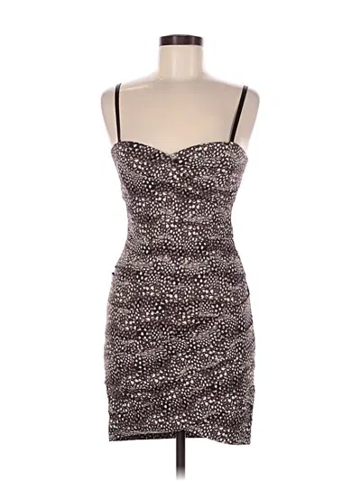 Pre-owned Bcbgmaxazria Cocktail Dress In Brown