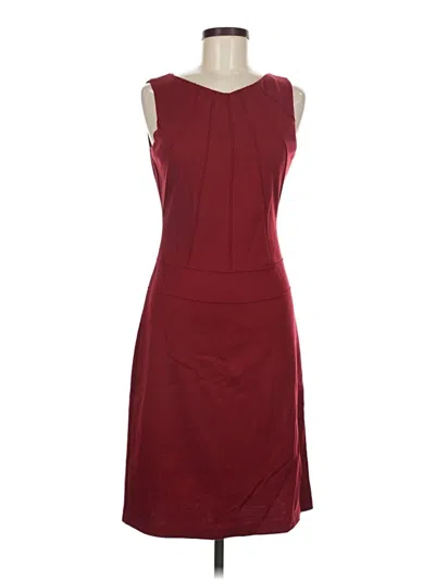 Pre-owned Bcbgmaxazria Cocktail Dress In Burgundy
