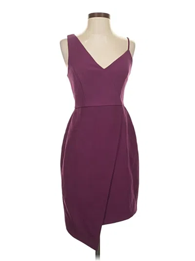 Pre-owned Bcbgmaxazria Cocktail Dress In Burgundy