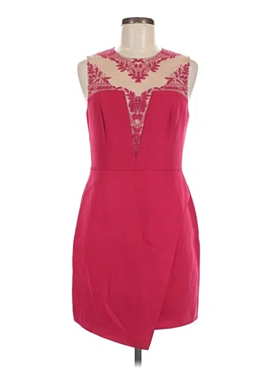 Pre-owned Bcbgmaxazria Cocktail Dress In Burgundy