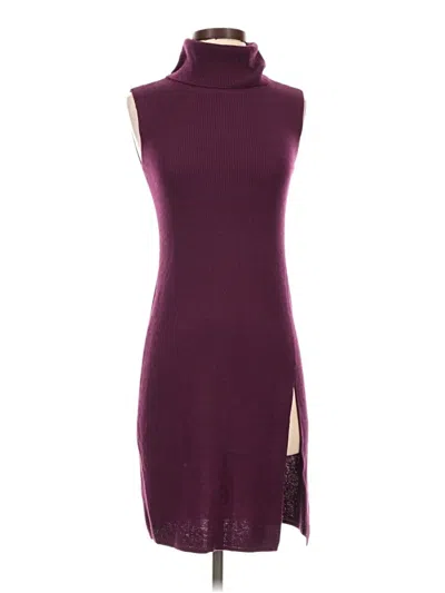 Pre-owned Bcbgmaxazria Cocktail Dress In Burgundy