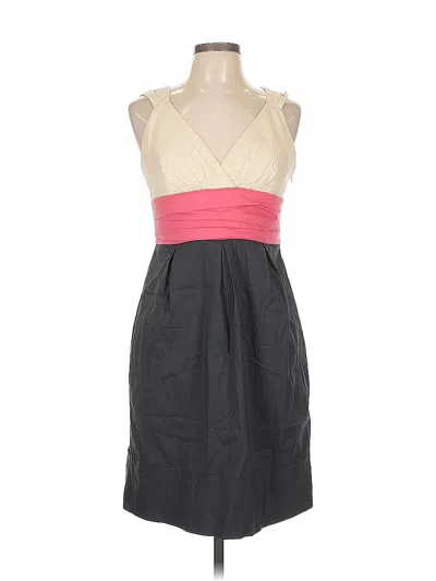 Pre-owned Bcbgmaxazria Cocktail Dress In Gold