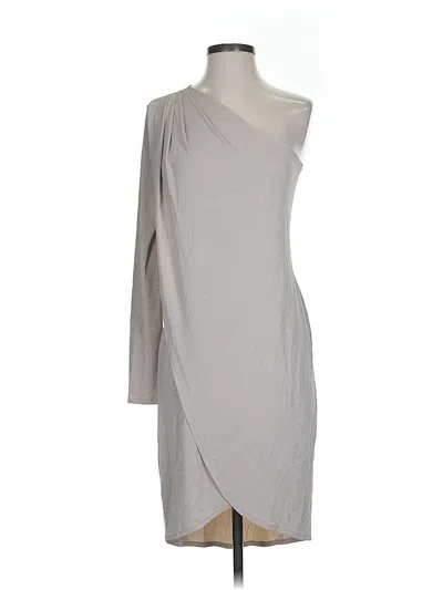Pre-owned Bcbgmaxazria Cocktail Dress In Gray