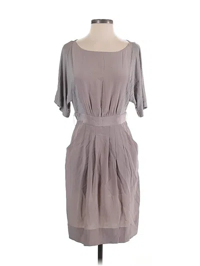 Pre-owned Bcbgmaxazria Cocktail Dress In Gray