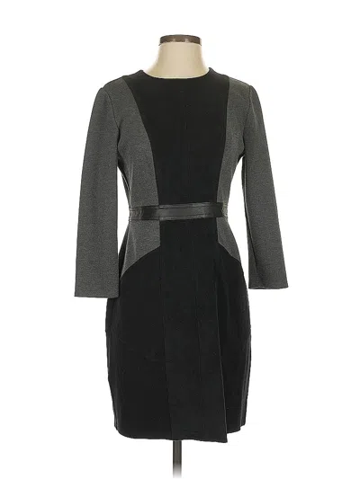 Pre-owned Bcbgmaxazria Cocktail Dress In Gray