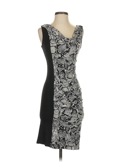 Pre-owned Bcbgmaxazria Cocktail Dress In Gray
