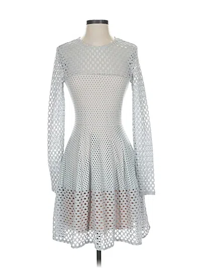 Pre-owned Bcbgmaxazria Cocktail Dress In Gray