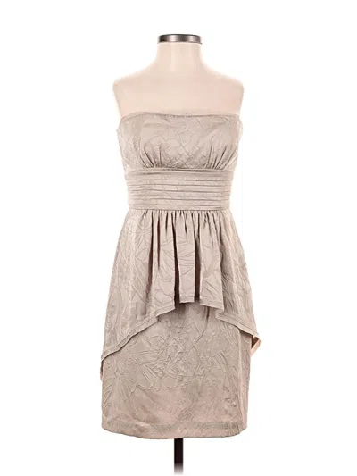 Pre-owned Bcbgmaxazria Cocktail Dress In Gray