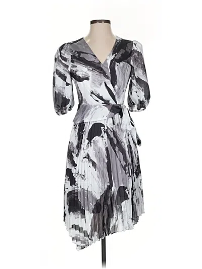 Pre-owned Bcbgmaxazria Cocktail Dress In Gray