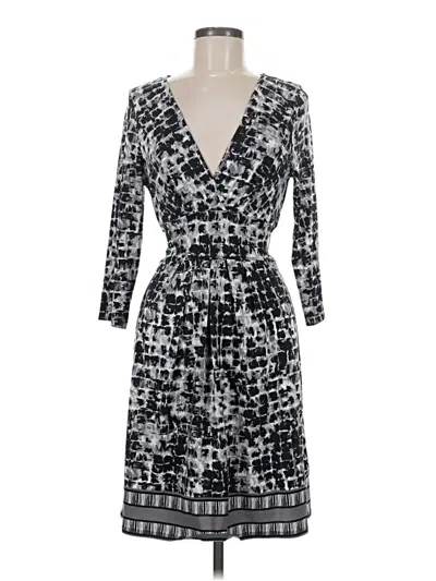 Pre-owned Bcbgmaxazria Cocktail Dress In Gray
