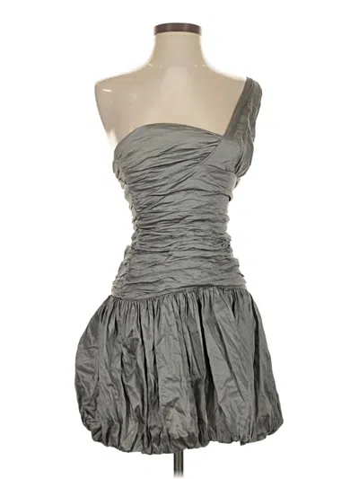 Pre-owned Bcbgmaxazria Cocktail Dress In Gray