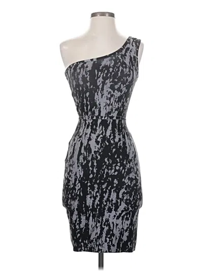 Pre-owned Bcbgmaxazria Cocktail Dress In Gray