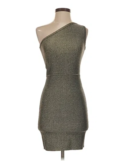 Pre-owned Bcbgmaxazria Cocktail Dress In Gray