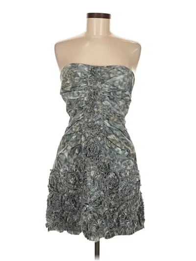 Pre-owned Bcbgmaxazria Cocktail Dress In Gray
