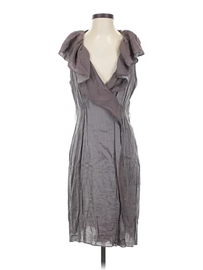 Pre-owned Bcbgmaxazria Cocktail Dress In Gray