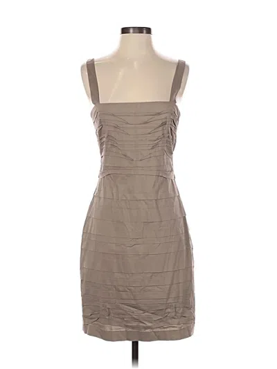 Pre-owned Bcbgmaxazria Cocktail Dress In Gray