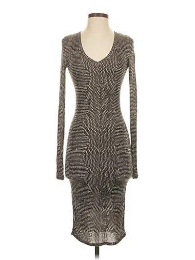 Pre-owned Bcbgmaxazria Cocktail Dress In Gray