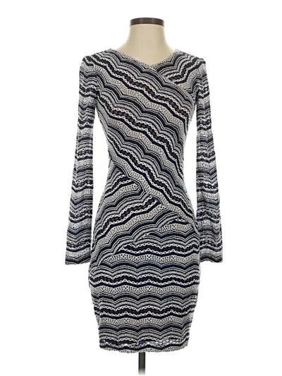 Pre-owned Bcbgmaxazria Cocktail Dress In Gray