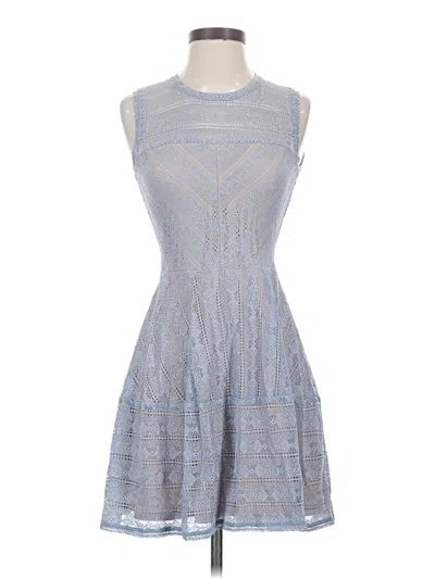 Pre-owned Bcbgmaxazria Cocktail Dress In Gray