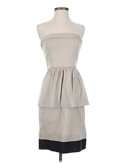 Pre-owned Bcbgmaxazria Cocktail Dress In Gray
