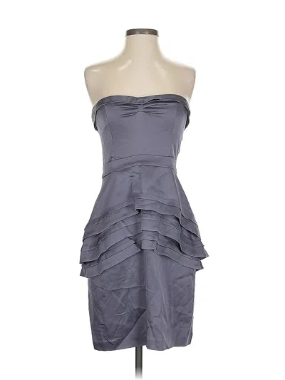 Pre-owned Bcbgmaxazria Cocktail Dress In Gray