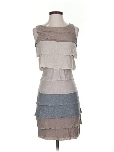 Pre-owned Bcbgmaxazria Cocktail Dress In Gray
