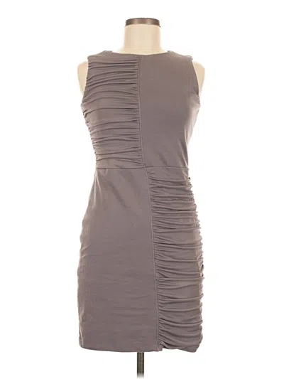 Pre-owned Bcbgmaxazria Cocktail Dress In Gray