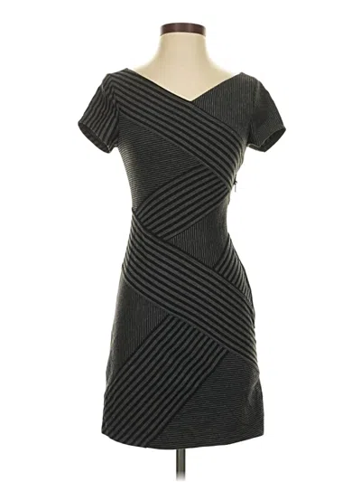 Pre-owned Bcbgmaxazria Cocktail Dress In Gray