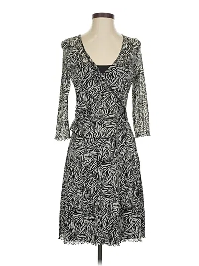 Pre-owned Bcbgmaxazria Cocktail Dress In Gray