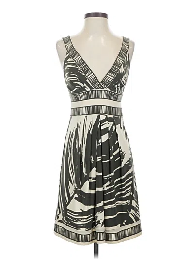 Pre-owned Bcbgmaxazria Cocktail Dress In Gray