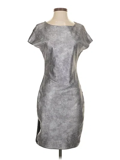 Pre-owned Bcbgmaxazria Cocktail Dress In Gray