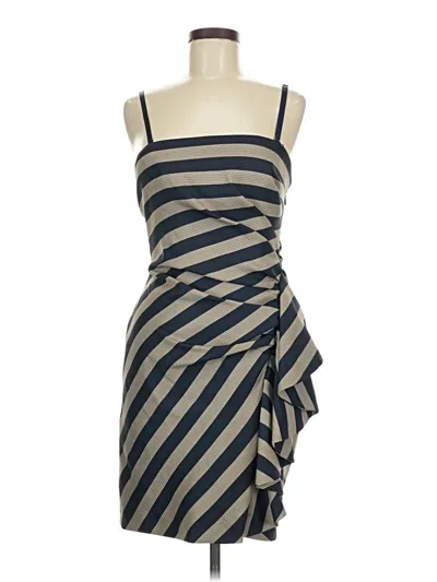 Pre-owned Bcbgmaxazria Cocktail Dress In Gray
