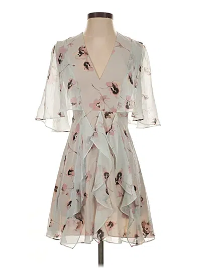 Pre-owned Bcbgmaxazria Cocktail Dress In Gray