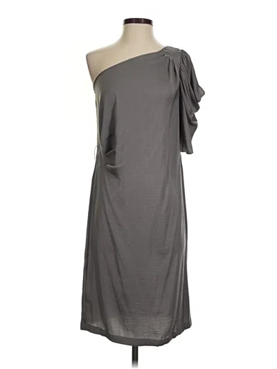 Pre-owned Bcbgmaxazria Cocktail Dress In Gray