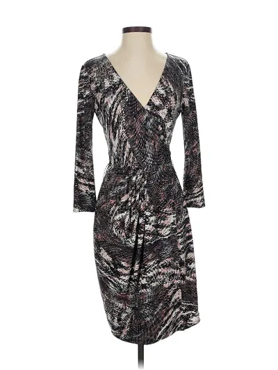 Pre-owned Bcbgmaxazria Cocktail Dress In Gray