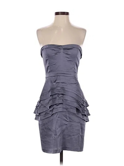 Pre-owned Bcbgmaxazria Cocktail Dress In Gray
