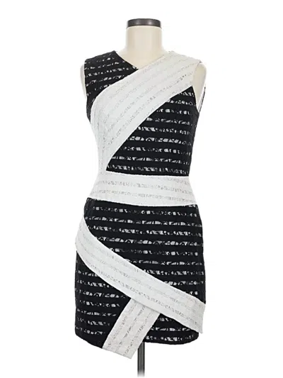 Pre-owned Bcbgmaxazria Cocktail Dress In Gray