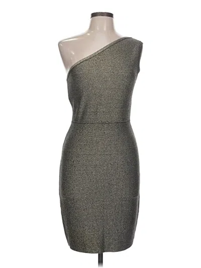 Pre-owned Bcbgmaxazria Cocktail Dress In Gray