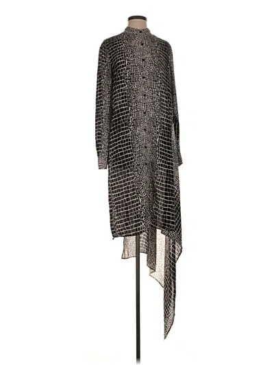 Pre-owned Bcbgmaxazria Cocktail Dress In Gray