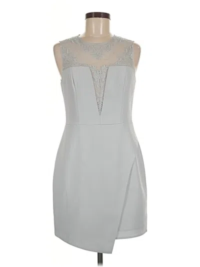Pre-owned Bcbgmaxazria Cocktail Dress In Gray