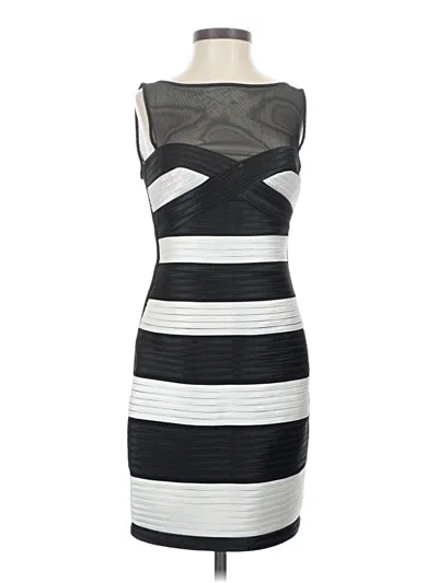 Pre-owned Bcbgmaxazria Cocktail Dress In Gray
